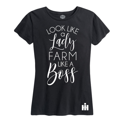 International Harvester™ - Look Like A Lady Farm Like A Boss - Women's Short Sleeve T-Shirt