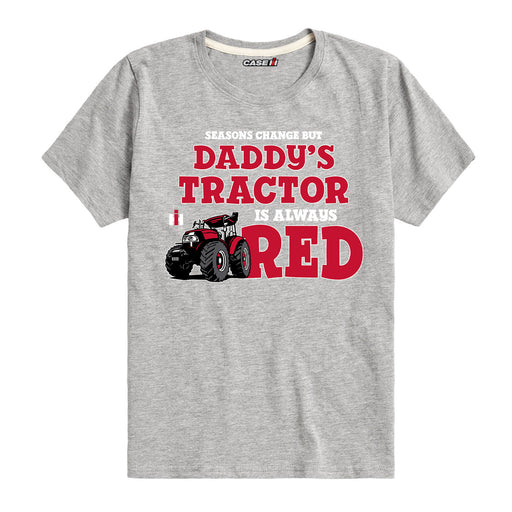 Seasons Change Daddy Tractor Kids Short Sleeve Tee