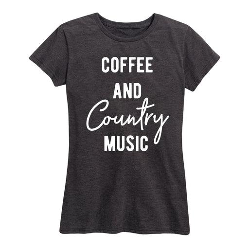 Coffee Country Music - Women's Short Sleeve T-Shirt