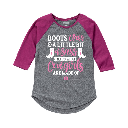 International Harvester™ - That's What Cowgirls Are Made Of - Youth & Toddler Girls Raglan