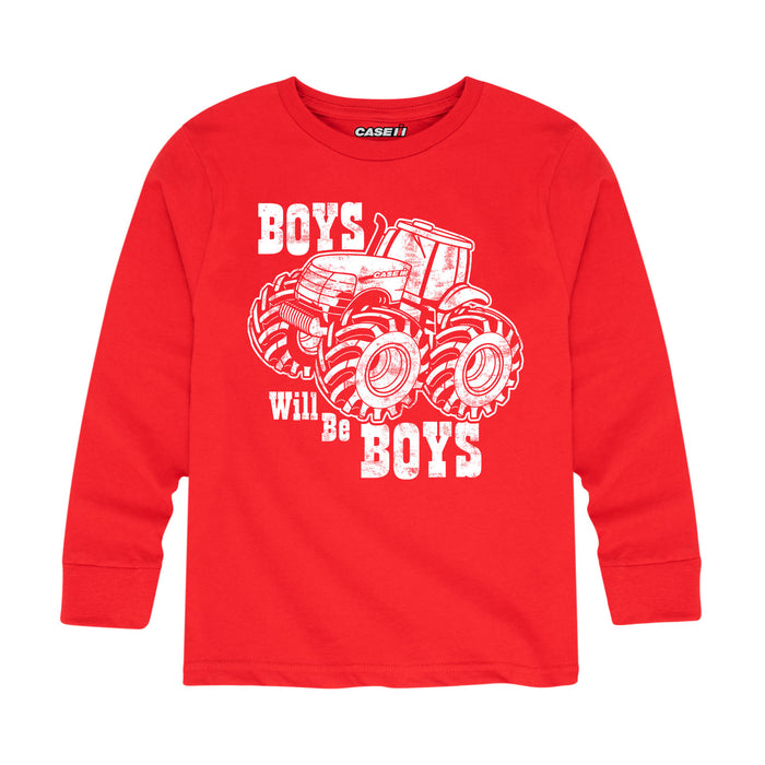 Case IH™ - Boys will Be Boys - Youth & Toddler Long Sleeve T-Shirt