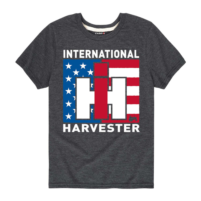 International Harvester™ - IH Flag - Toddler Short Sleeve T-Shirt