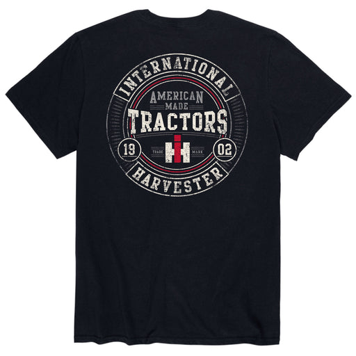 International Harvester™ - American Made Tractors Round - Men's Short Sleeve T-Shirt