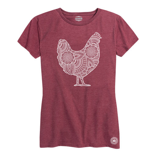 International Harvester™ Mandala Chicken - Women's Short Sleeve T-Shirt
