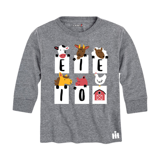 International Harvester™ Animal EIEIO Signs - Toddler Long Sleeve T-Shirt
