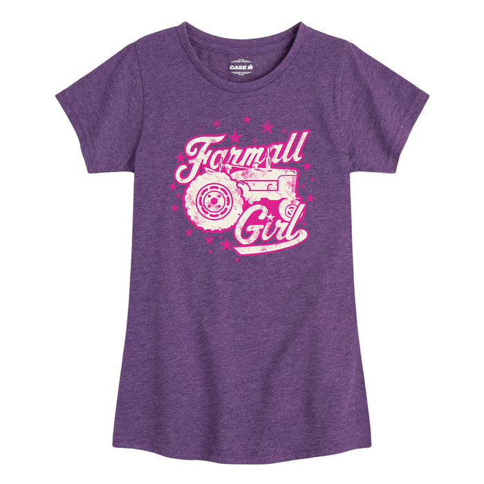 Farmall™ - McCormick Farmall Silhouette - Youth & Toddler Girls Short Sleeve T-Shirt