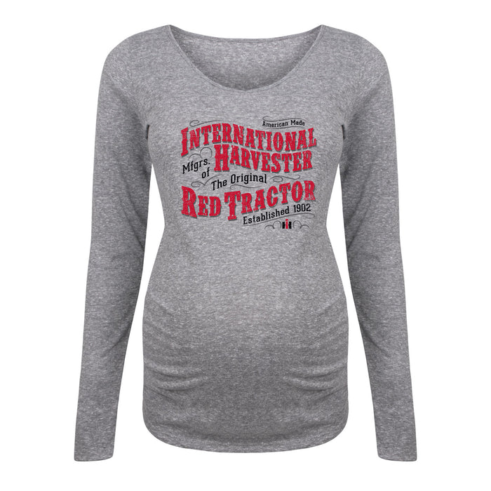 International Harvester™ Red Tractor - Maternity Long Sleeve T-Shirt