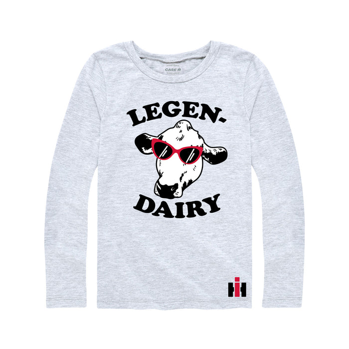 International Harvester™ Legen-Dairy - Youth Girl Long Sleeve T-Shirt