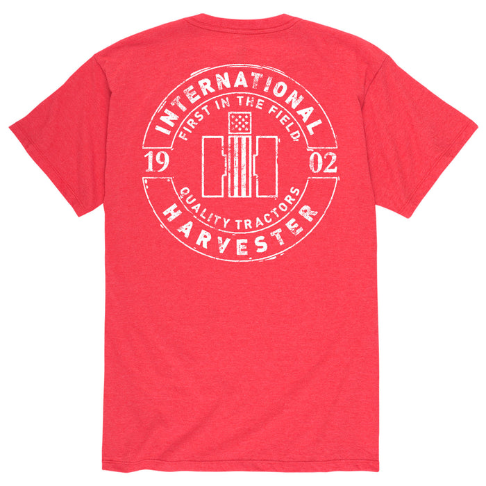 International Harvester™ - First In The Field Stamp - Men's Short Sleeve T-Shirt
