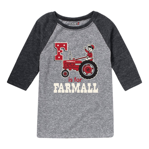 Farmall™ - F is for Farmall - Youth & Toddler Raglan