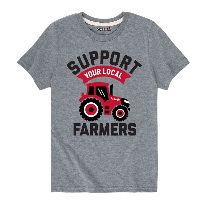 Case IH™ - Support Your Local Farmers - Youth & Toddler Short Sleeve T-Shirt