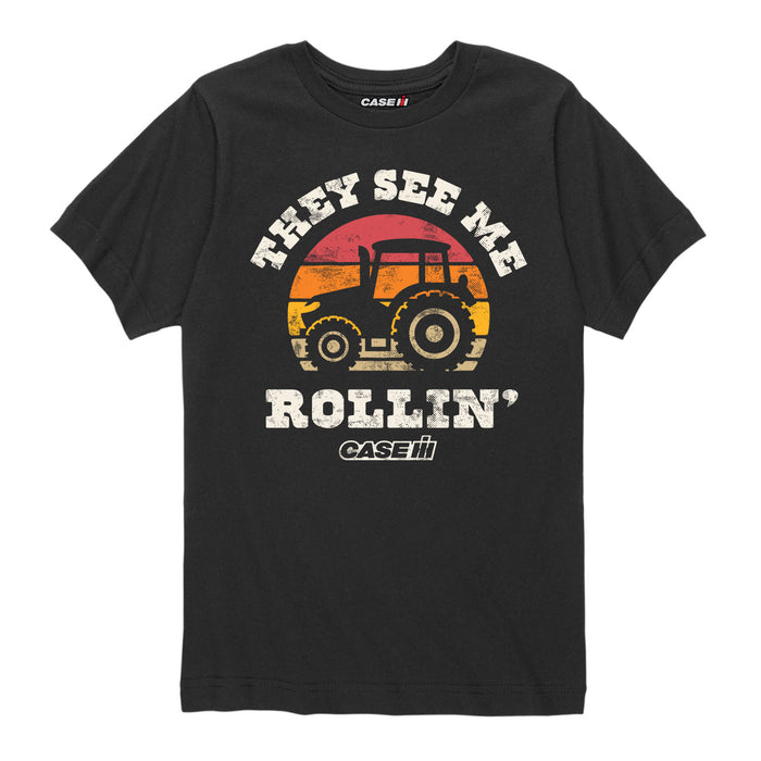 Case IH™ - They See Me Rollin - Youth & Toddler Short Sleeve T-Shirt