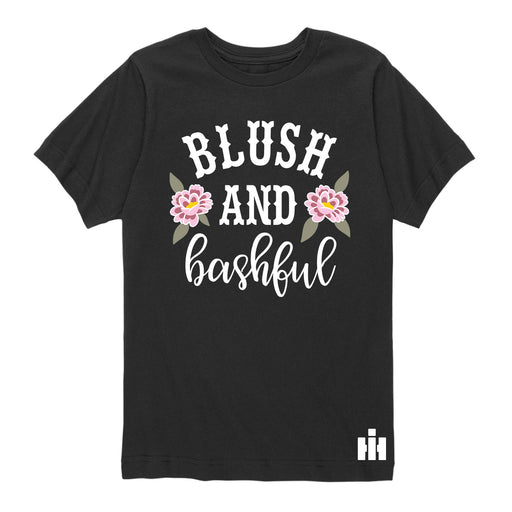 Blush And Bashful  International Harvester™- Youth Girl Short Sleeve T-Shirt