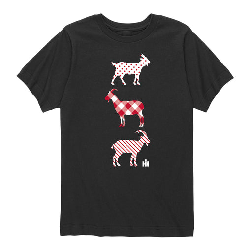 Patterned Goats  International Harvester™- Youth Girl Short Sleeve T-Shirt