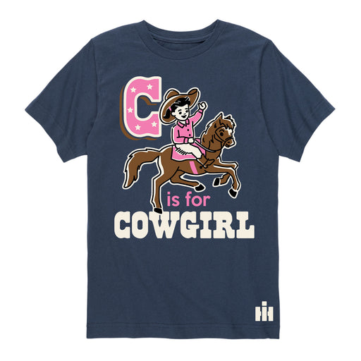 C is for Cowgirl International Harvester™ -Toddler Girl Short Sleeve T-Shirt