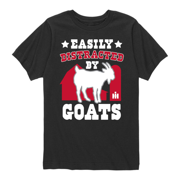 Easily Distracted Goats International Harvester™-Toddler Girl Short Sleeve T-Shirt