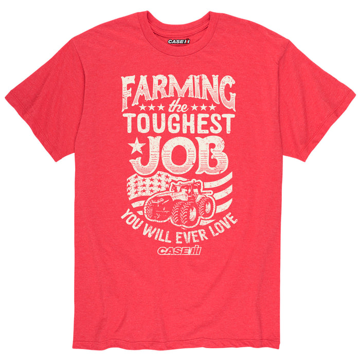 Farming the Toughest Job You Will Ever Love - Men's Short Sleeve T-Shirt