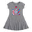 International Harvester™ Red White Blue Tie Dye - Youth & Toddler Fit and Flare Dress