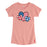 International Harvester™ - USA Patterned Hearts - Youth & Toddler Girls Short Sleeve T-Shirt