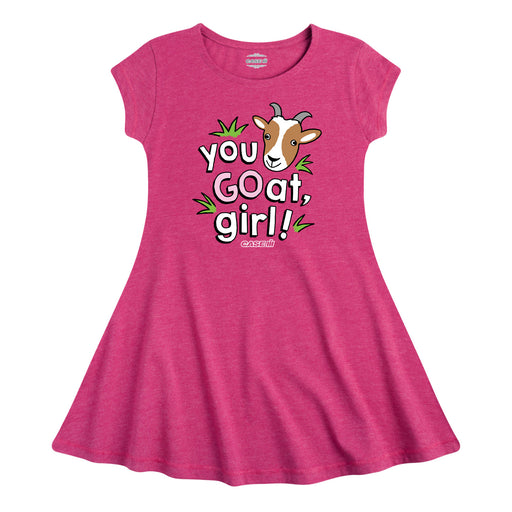 You Goat Girl Kids Fit and Flare Dress