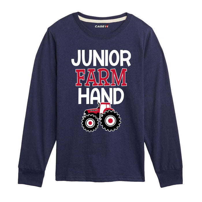 Junior Farm Hand Kids Long Sleeve Tee