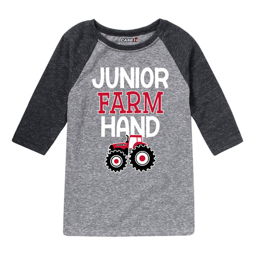 Junior Farm Hand Kids Raglan