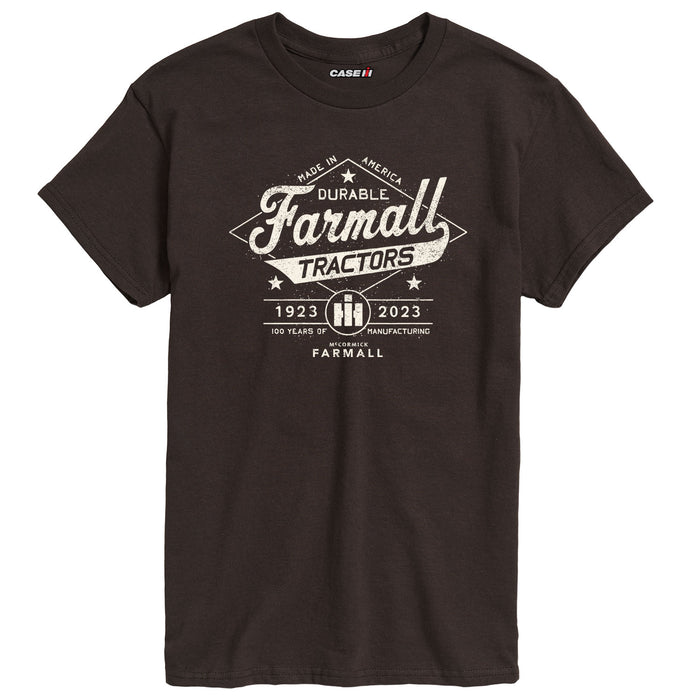 Farmall 100 Years Durable Mens Short Sleeve Tee