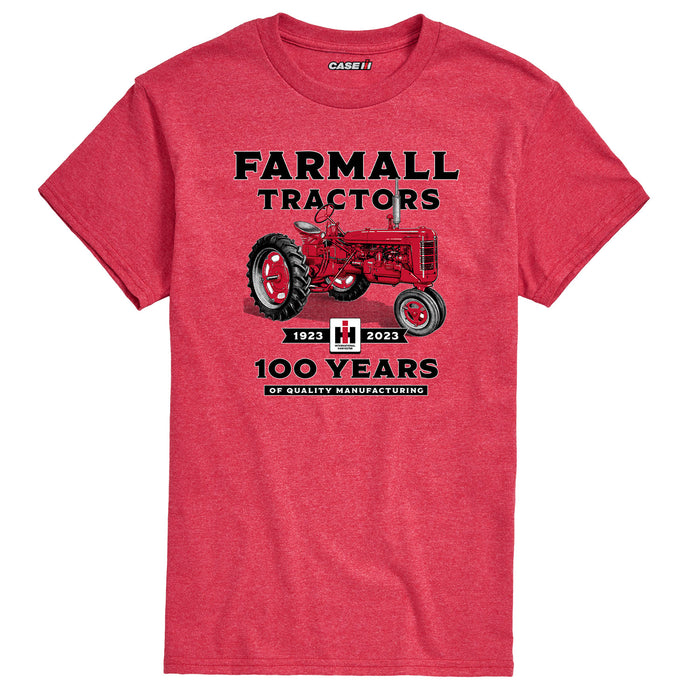 Farmall Tractors 100 Years Mens Short Sleeve Tee