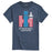 IH Logo American Flag Combine Mens Short Sleeve Tee