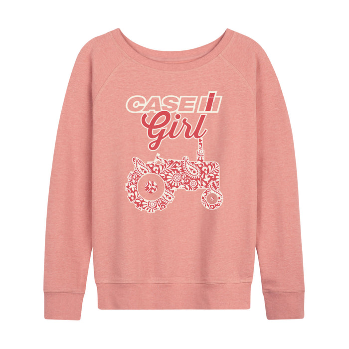 Case IH Girl Womens French Terry Pullover