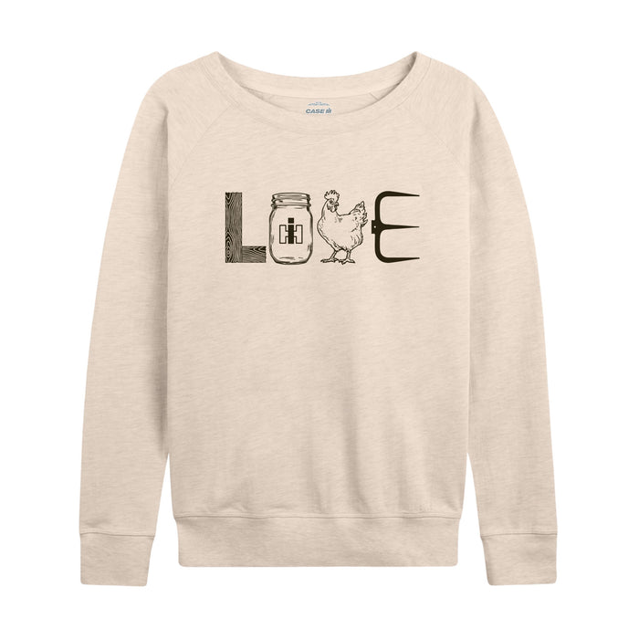 IH Love Farm Icons Womens French Terry Pullover