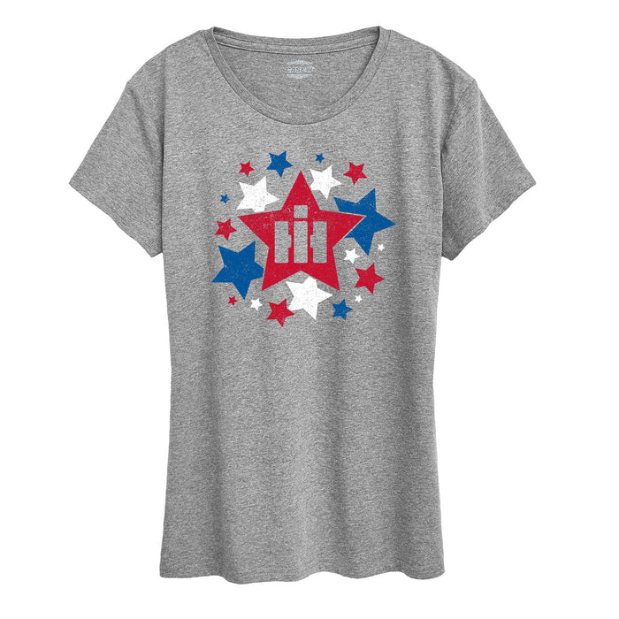 IH Scattered Stars IH Cut Out Womens Short Sleeve Tee