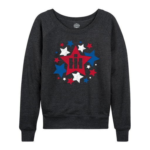 Scattered Stars IH Cut Out Womens French Terry Pullover