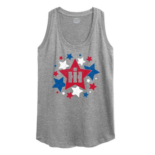 Scattered Stars IH Cut Out Womens Racerback Tank