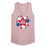 Scattered Stars IH Cut Out Womens Racerback Tank