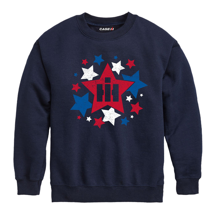 Scattered Stars IH Cut Out Boys Crew Fleece