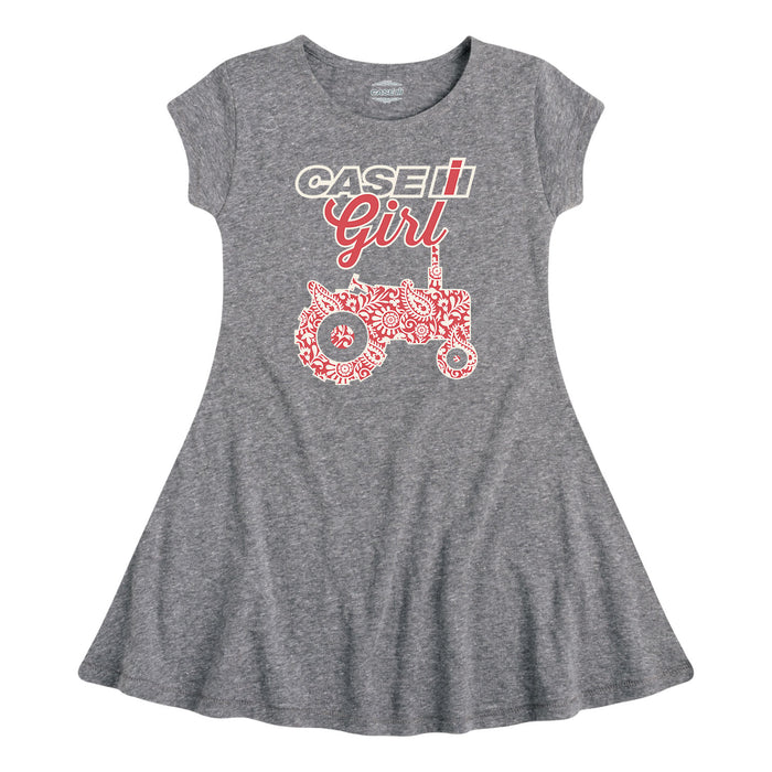 Case IH Girl Girls Fit and Flare Dress
