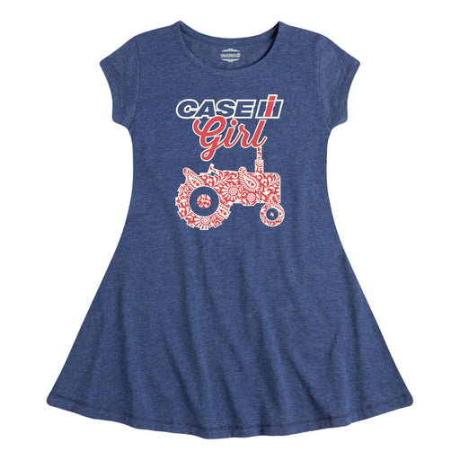 Case IH Girl Girls Fit and Flare Dress
