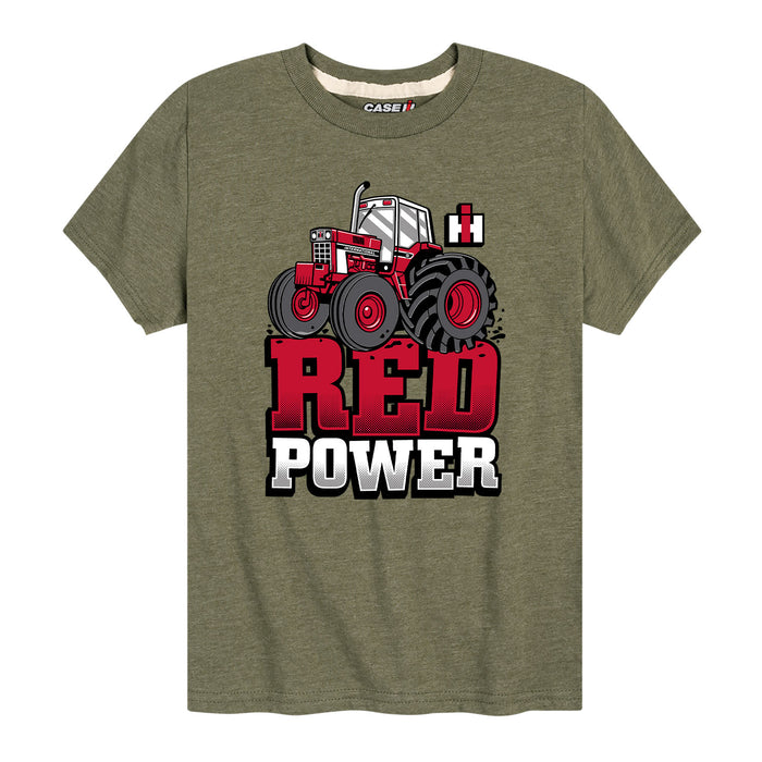 Red Power IH Kids Short Sleeve Tee