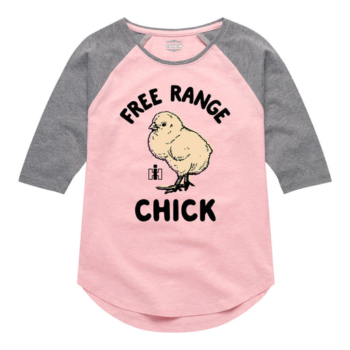 Free Range Chick Girls Raglan