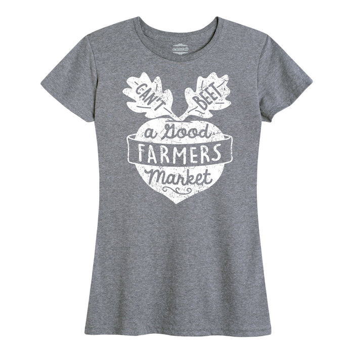 Can't Beet Farmers Market- Women's Short Sleeve T-Shirt