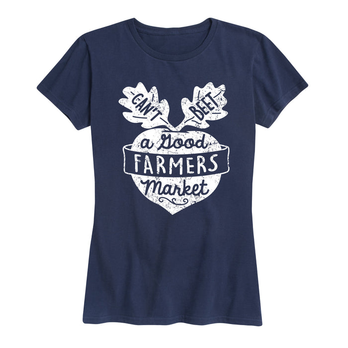 Can't Beet Farmers Market- Women's Short Sleeve T-Shirt