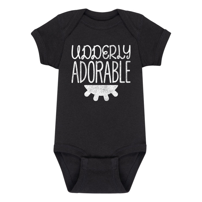 Udderly Adorable Infant Short Sleeve Body Suit