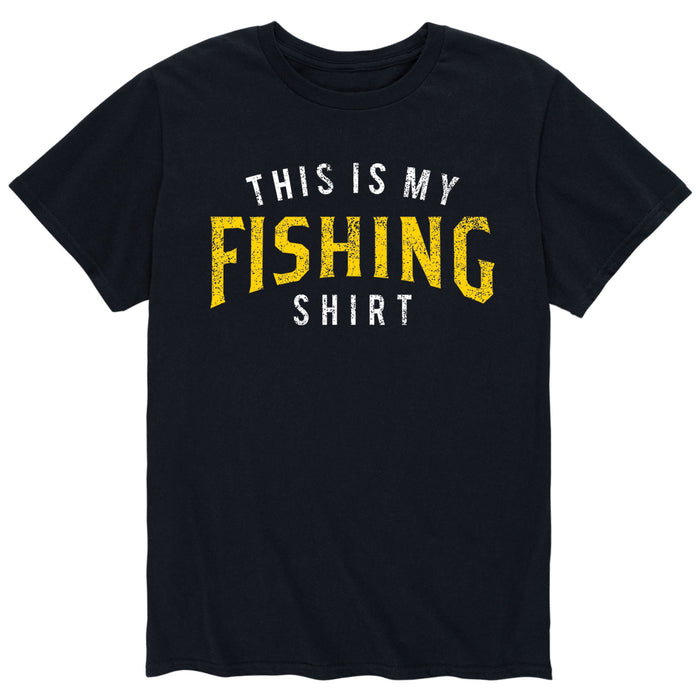 Instant Message This Is My Fishing Shirt - adult Short Sleeve Tee