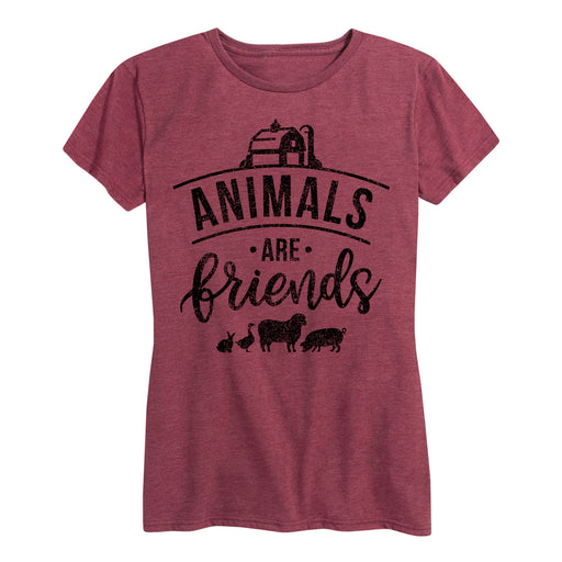 Animals Are Friends - Women's Short Sleeve T-Shirt