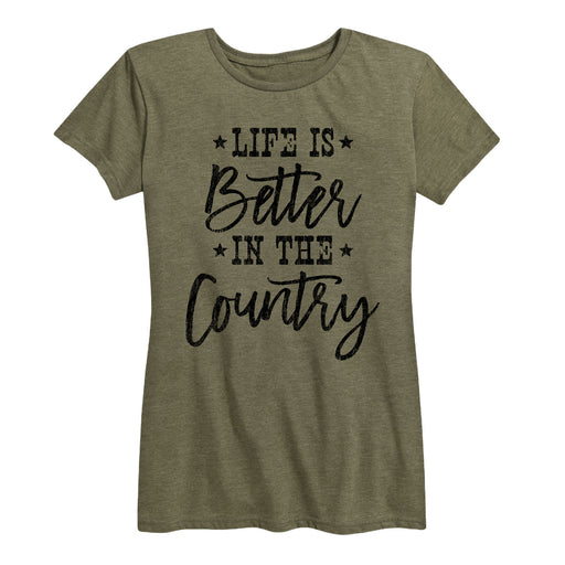 Life Is Better In The Country - Women's Short Sleeve T-Shirt