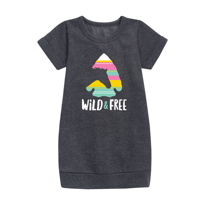 Wild and Free - Youth & Toddler Fleece Dress