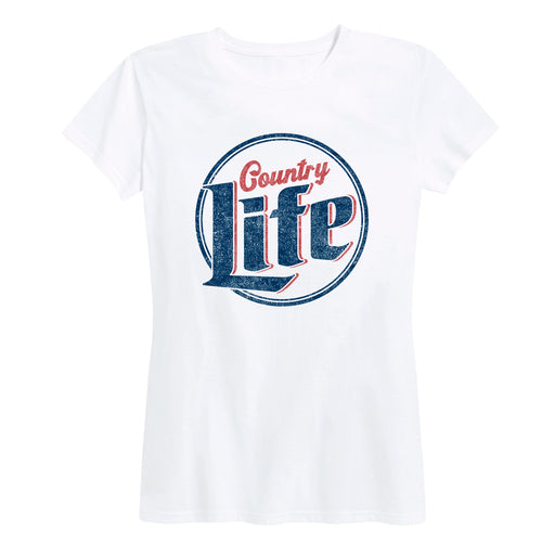 Country Life Beer Logo - Women's Short Sleeve T-Shirt