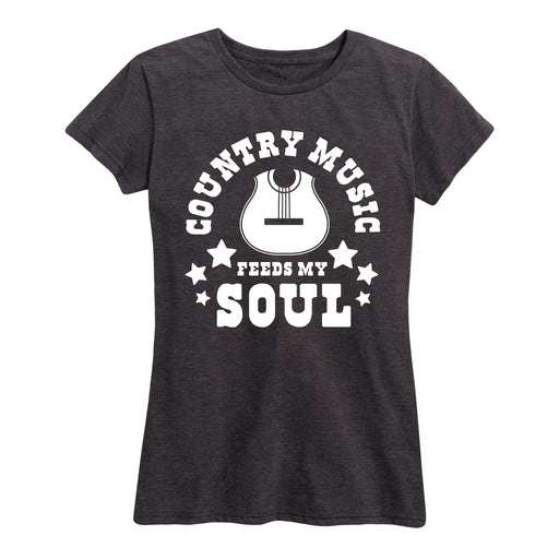 Country Music Feeds Soul - Women's Short Sleeve T-Shirt
