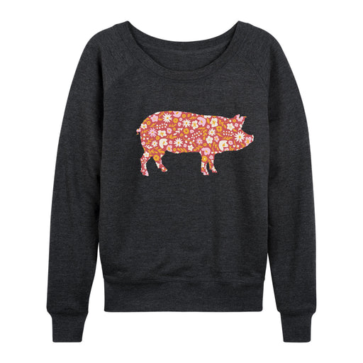 Pig Floral - Women's Slouchy